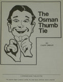 The Osman Thumb Tie by Cliff Osman - Book