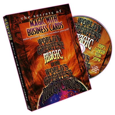 World's Greatest Magic - Magic With Business Cards - DVD