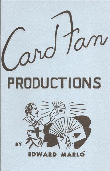 Card Fan Productions by Ed Marlo - Book