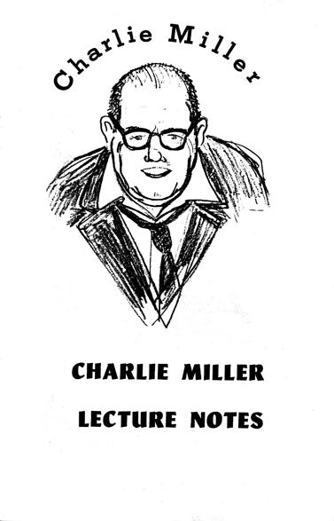 Charlie Miller Lecture Notes by Charlie Miller - Book