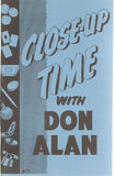 Close Up Time by Don Alan - Book