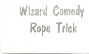 Wizard Comedy Rope Trick