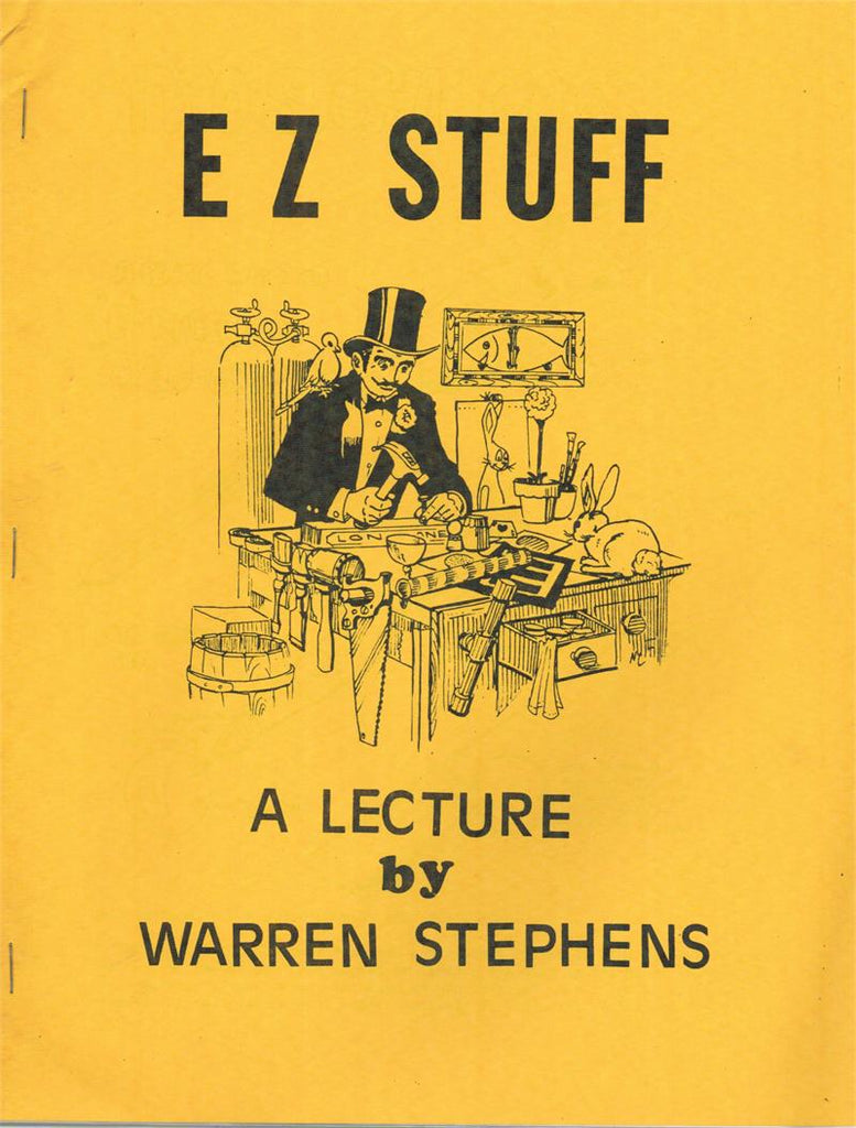 EZ Stuff A Lecture by Warren Stephens - Book