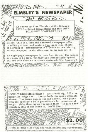 Elmsley's Newspaper
