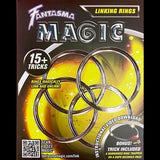 4 inch Linking Ring Set by Shoot Ogawa and Fantasma Magic - Trick