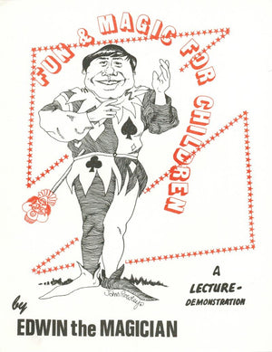 Fun and Magic for Children by Edwin the Magician - Book