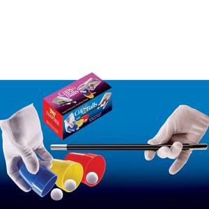 Cups & Balls - 3 colors, plastic (Various Vendors) - Trick