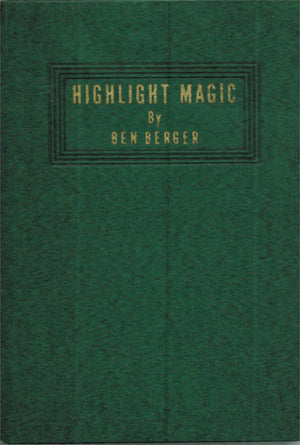 Highlight Magic by Ben Berger - Book