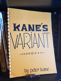 Kane's Variant by Peter Kane - Book
