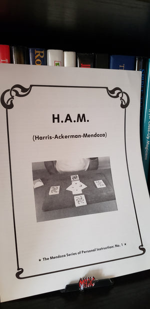 H.A.M. (Harris-Ackerman-Mendoza) by John Mendoza - Book