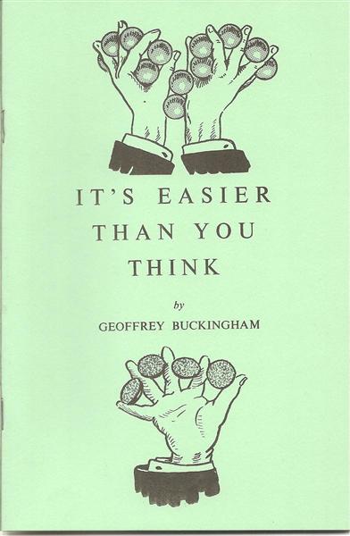 It's Easier Than You Think Series by Geoffrey Buckingham - Book