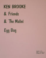 Ken Brooke and Friends on The Malini Egg Bag by Ken Brooke - Book