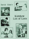 Kidshow List of Lists by David Ginn - Book