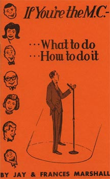 If You're The M.C. by Jay Marshall and Frances Marshall - Book