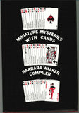 Miniature Mysteries With Cards by Barbara Walker Compiler -  Book