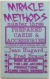 Miracle Methods Number Three: Prepared Cards & Accessories by Hugard & Braue - Book