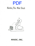 Herbie, The Mod Duck - Instruction Sheets