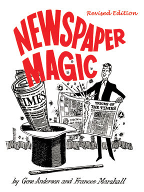 Newspaper Magic, Paper tearing, paper folding, Gene Anderson, Frances Marshall
