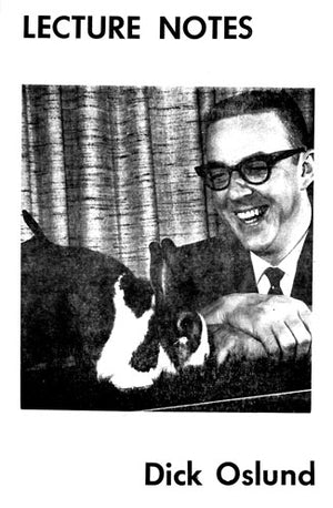 Dick Oslund Lecture Notes - Book