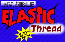 Invisible Elastic Thread (200 feet) - Supply