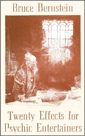 Twenty Effects for Psychic Entertainers by Bruce Bernstein - Book