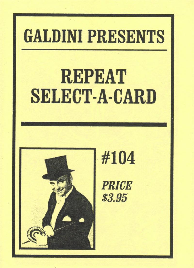 Repeat Select-A-Card