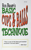 Ron Bauer's Basic Cups & Balls Technique - Book