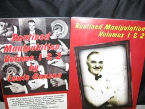 Routined Manipulation VOL. 1 and 2 by Lewis Ganson - Book