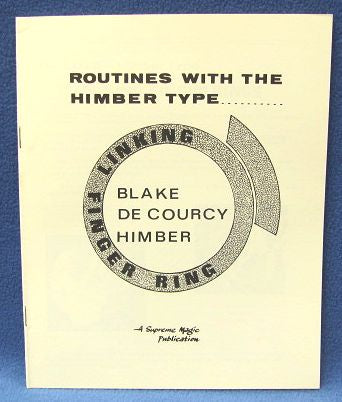 Routines With The Himber Type Linking Finger Ring by Blake, De Courcy and Himber - Book