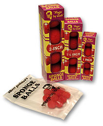 Regular Sponge Balls by Goshman - Multiple Sizes Available!