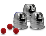 Plastic (Chrome) Cups and Balls - Trick