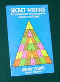 Secret Writing by Henry Lysing - Book