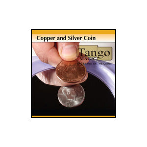 Copper Silver Coin (Half Dollar/English Penny) by Tango - Trick