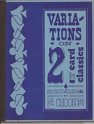 Variations on 2 Card Classics by Tan Choon Tee - Book