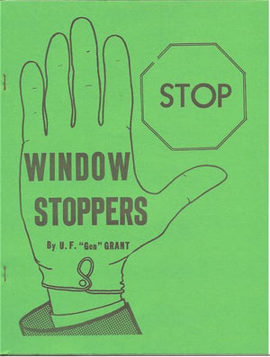 Window Stoppers by U.F. Grant - Book