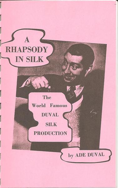 A Rhapsody in Silk by Ade Duval - Book