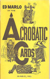 Acrobatic Cards by Ed Marlo - Book