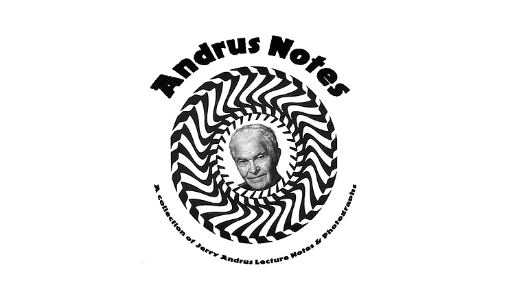 The Andrus Notes - The Magic of Jerry Andrus - Book