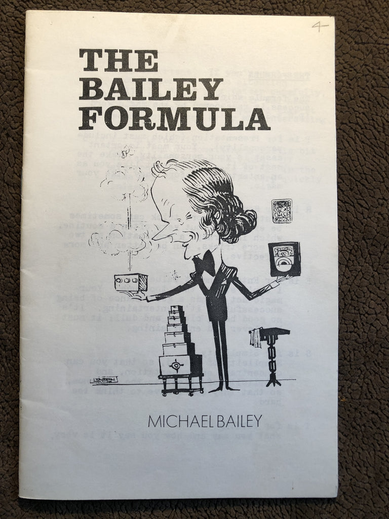The Bailey Formula by Michael Bailey (Regular and Extended Edition) - Book