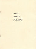 Basic Paper Folding by Sam Randlett - Book