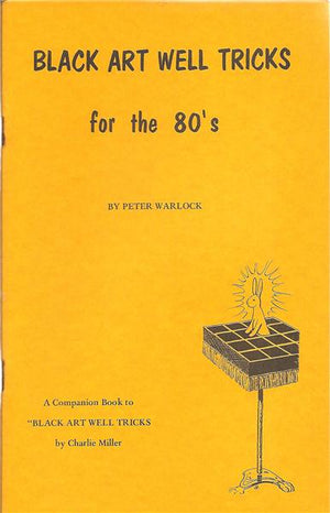 Black Art Well Tricks for the 80s by Peter Warlock - Book