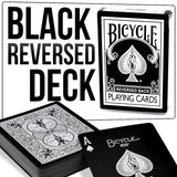 Black Bicycle Reversed Back Deck by Magic Makers