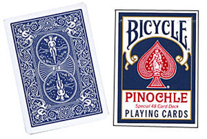 Bicycle Pinochle Playing Cards Poker-size (Red, Blue) by USPCC