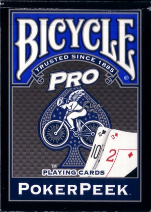 Bicycle Pro Poker Peek Playing Cards (Red, Blue) by USPCC