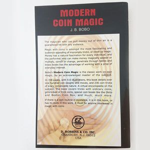 Modern Coin Magic by J.B. Bobo (softbound) - Book
