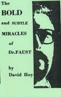 The Bold and Subtle Miracles of Dr. Faust by David Hoy - Book