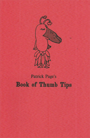 Book of Thumb Tips by Patrick Page - Book