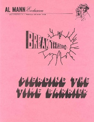 Break Through By Al Mann - Book