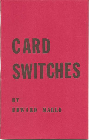 Card Switches by Ed Marlo - Book