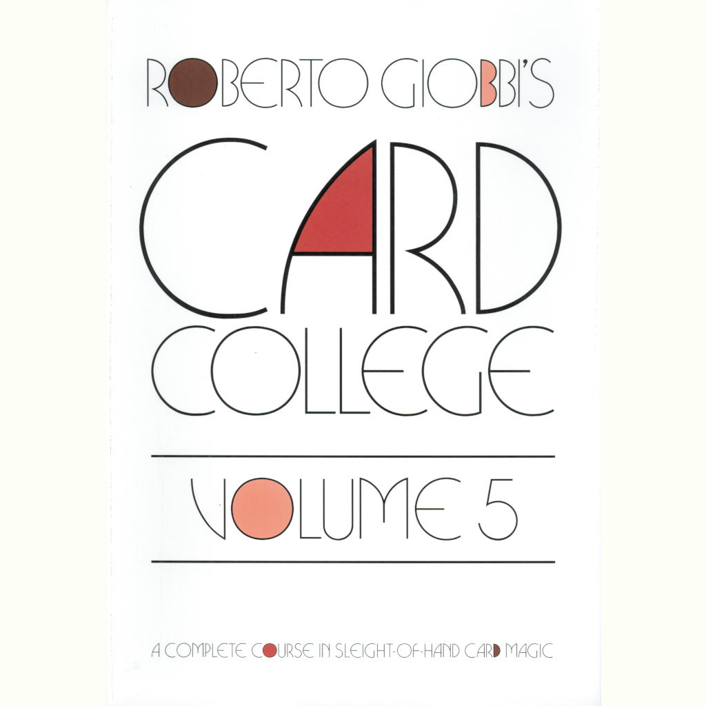 Card College Series by Roberto Giobbi - Book